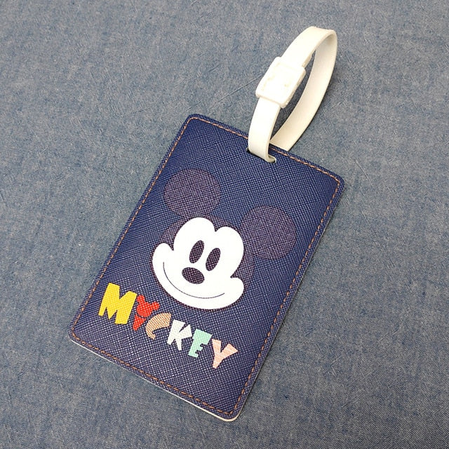 Fashion PU Leather Map Luggage Tag Women Travel Accessories