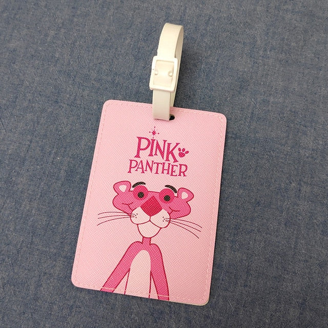 Fashion PU Leather Map Luggage Tag Women Travel Accessories